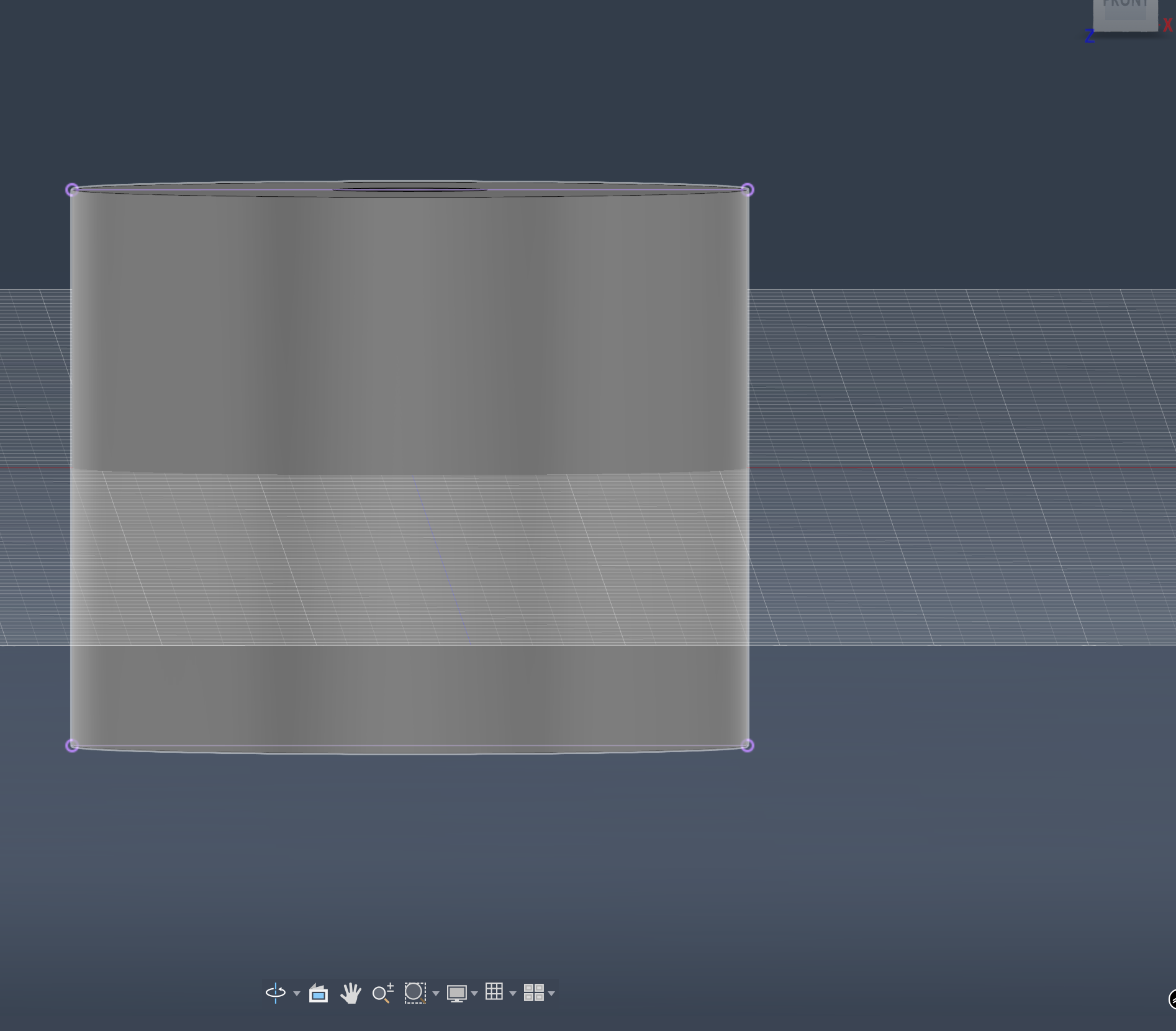 Cut-through step before revolute