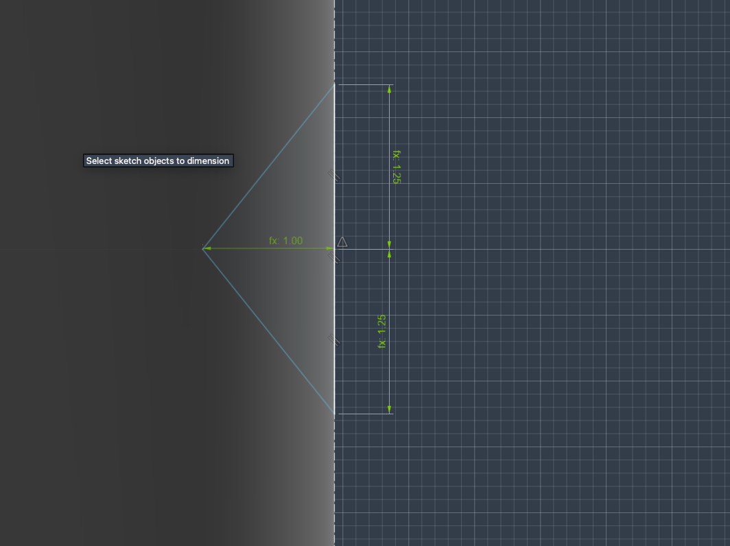 Revolution triangle sketch