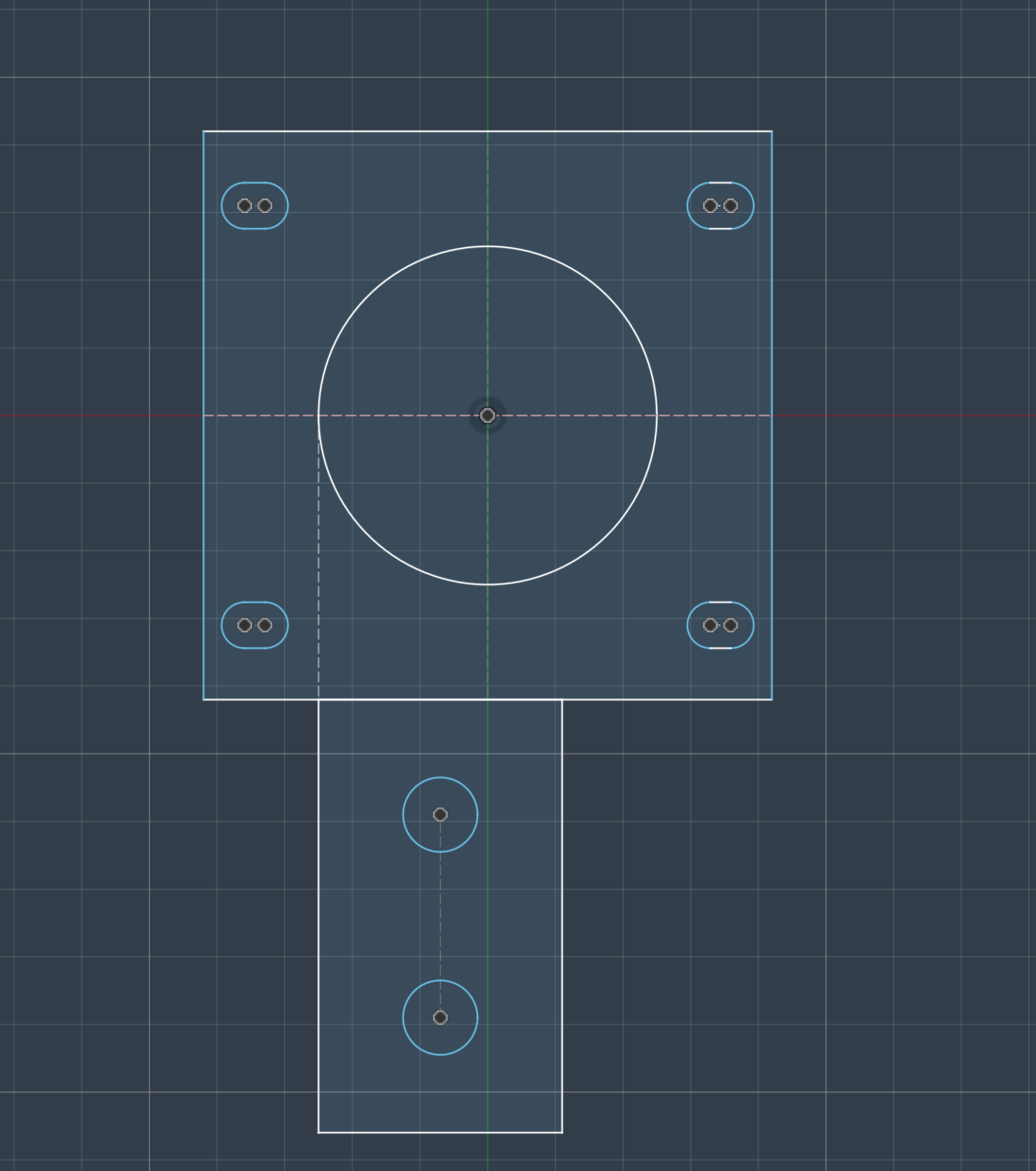 Motor mount initial sketch