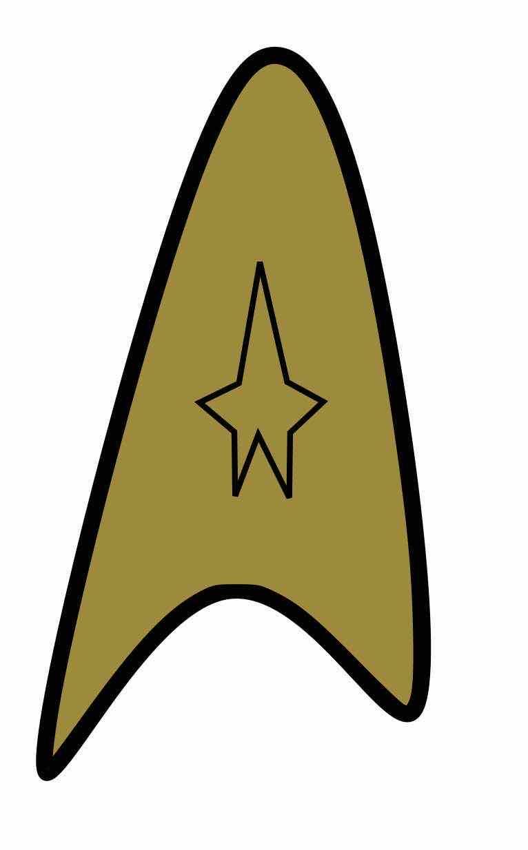 Star Trek logo with ship