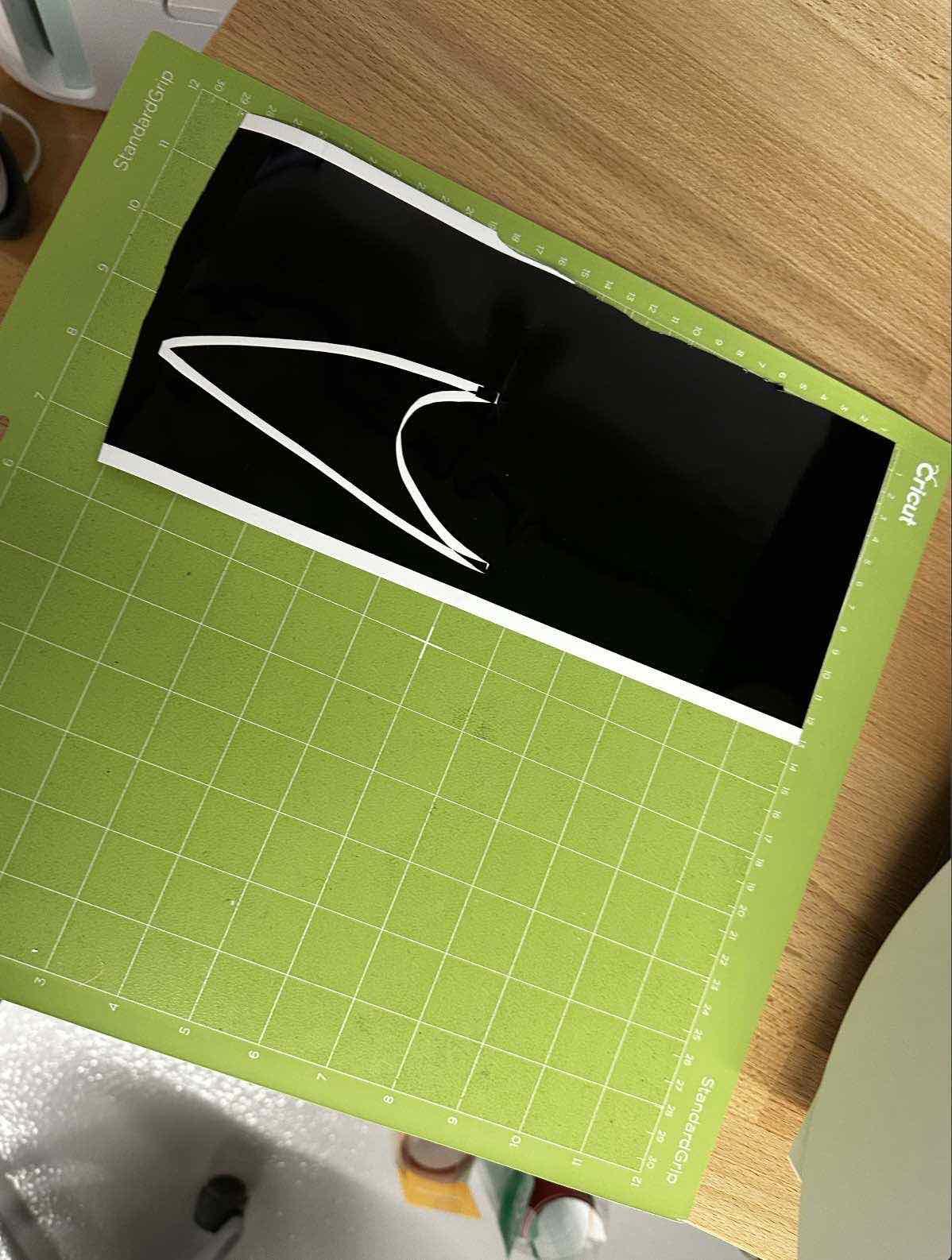 Sticking black sheet