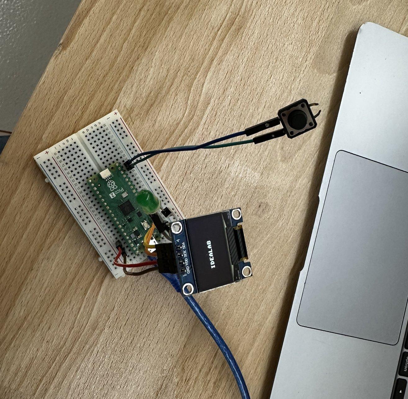 OLED Pico Button Circuit