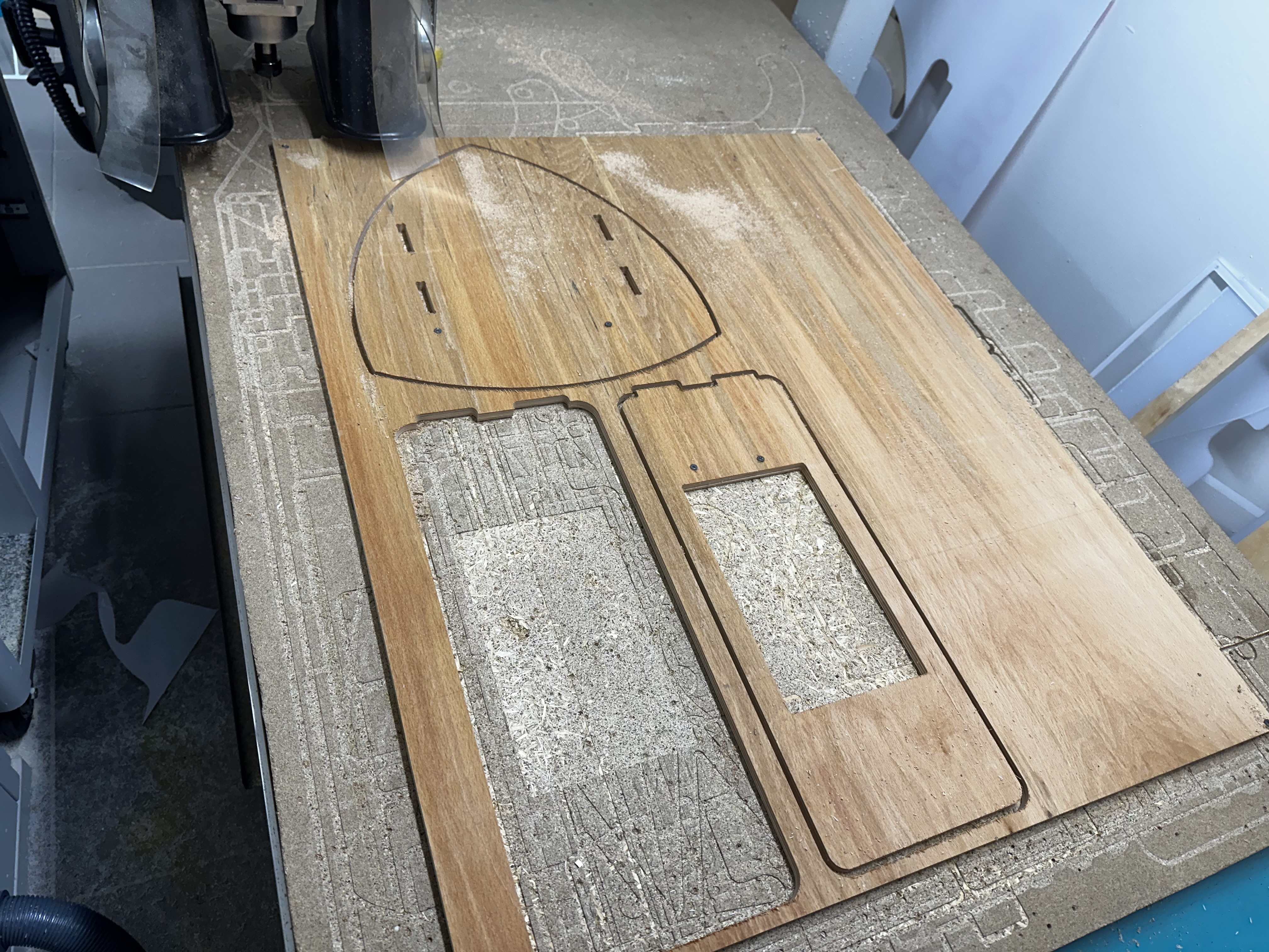 CNC mid-cut
