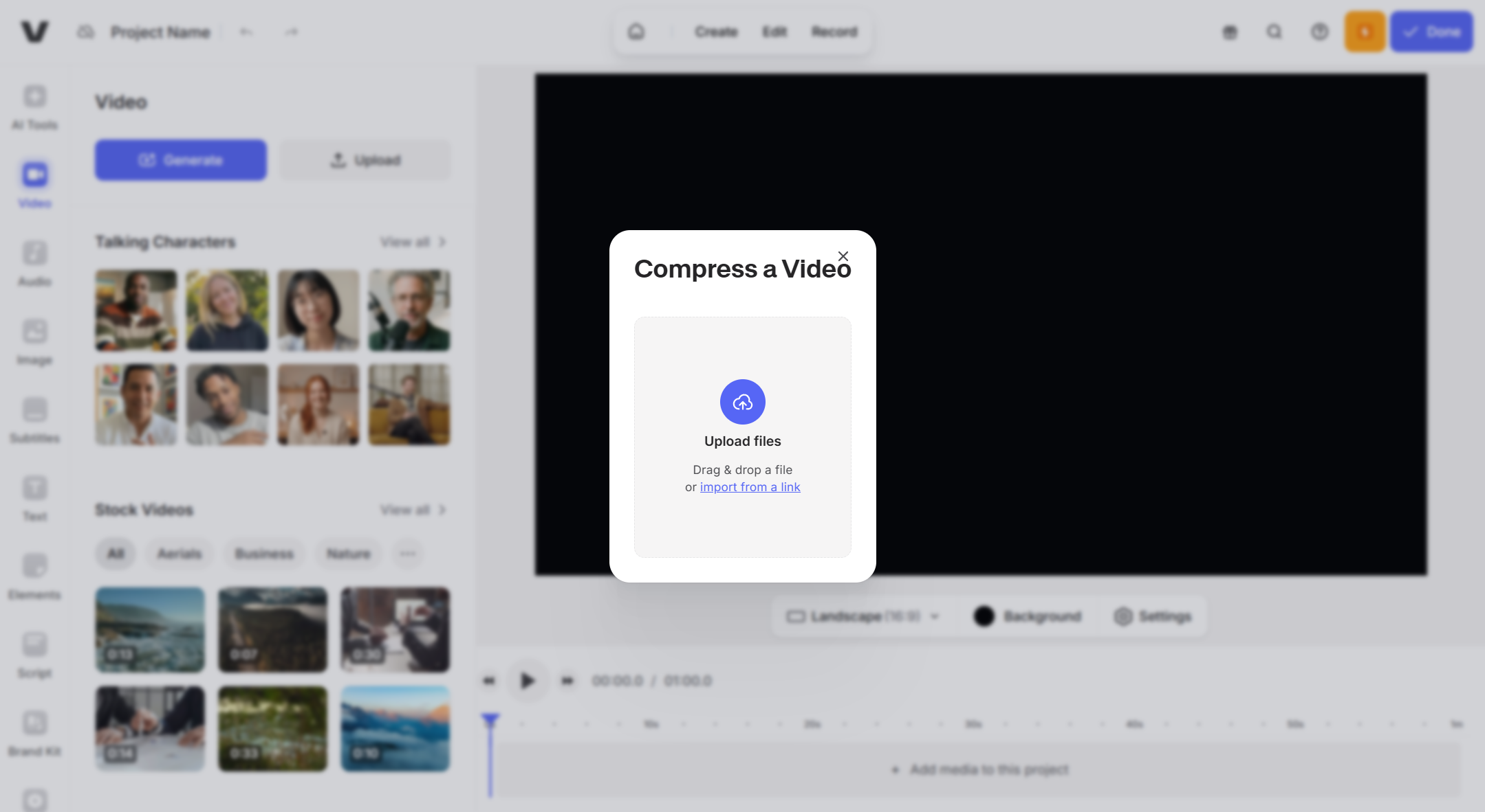 Video Compression Upload Video
