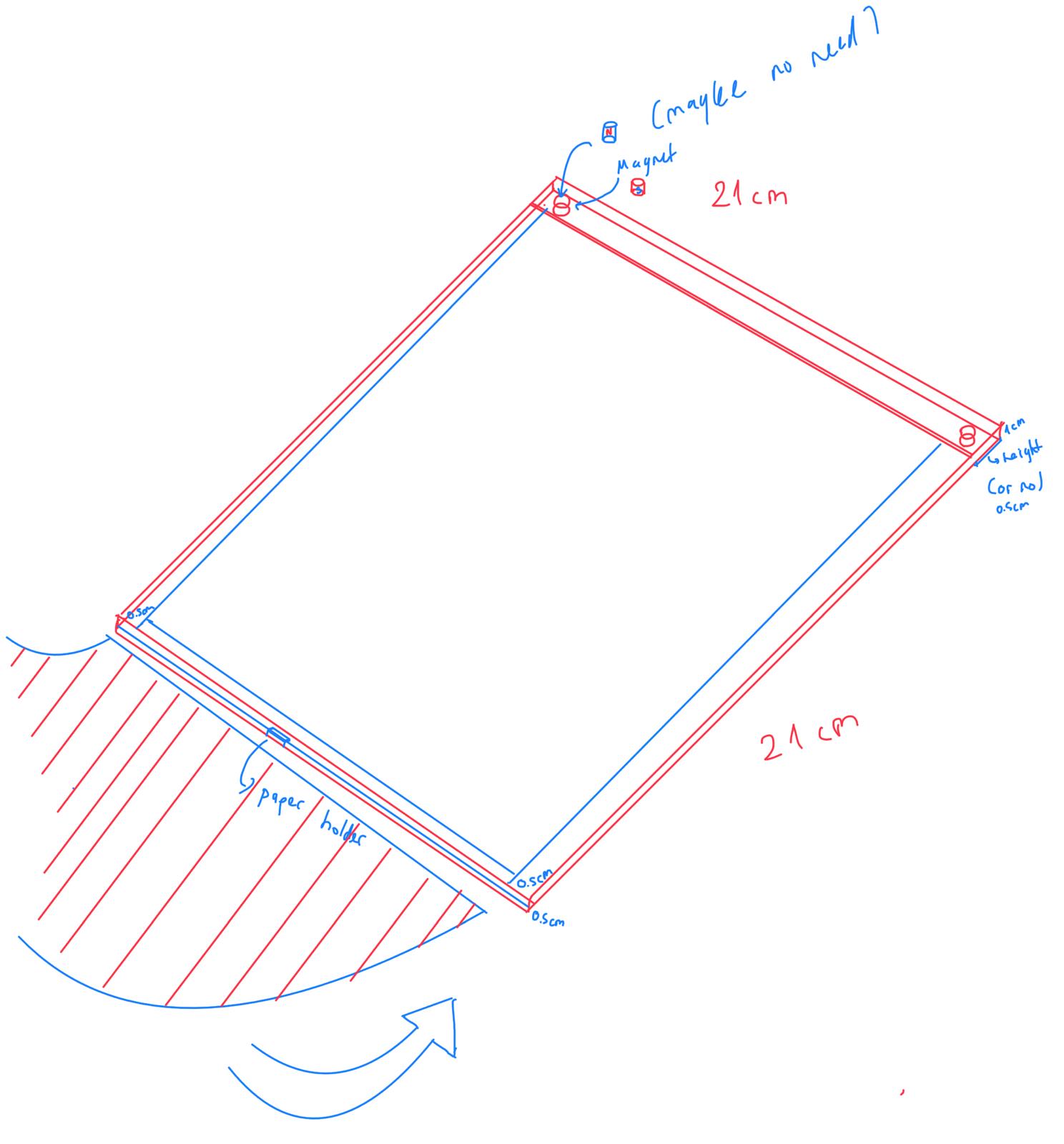 Paper Holder Sketch