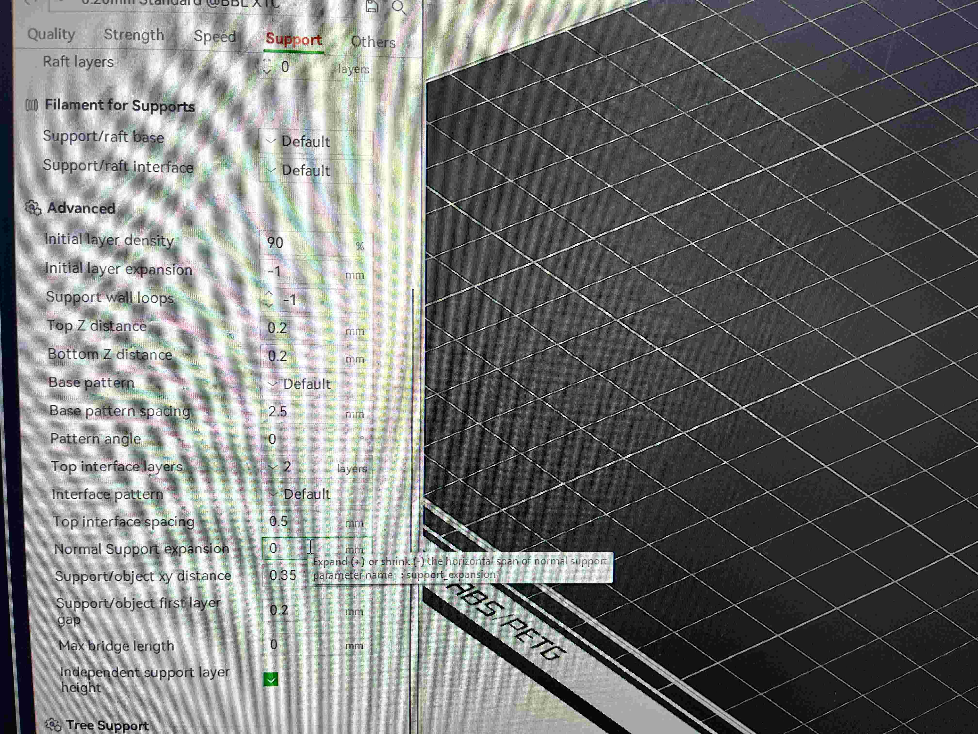 3D Horizontal expansion