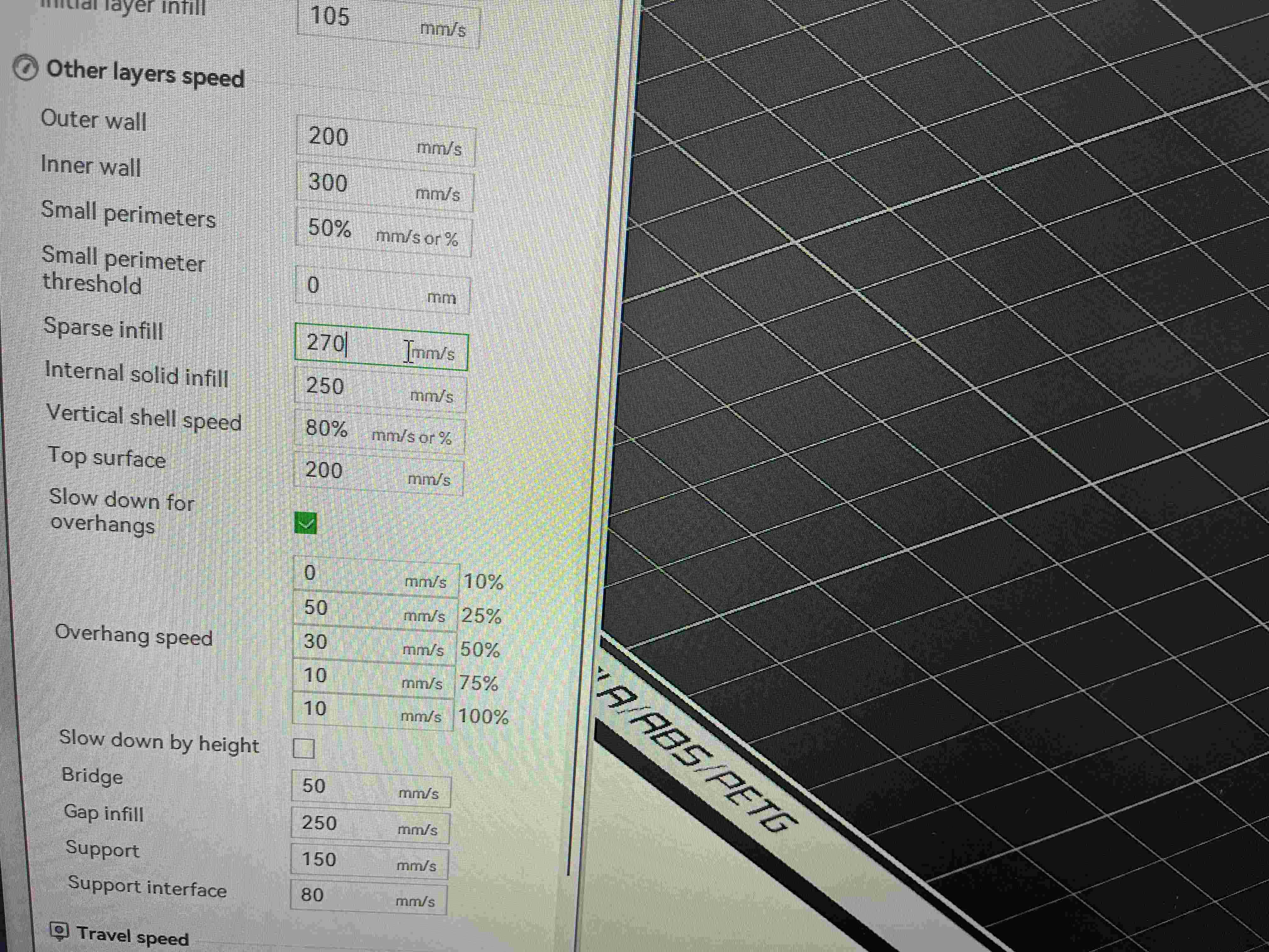 3D Sparse Infill Pattern