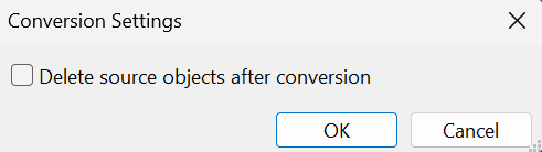 Uncheck