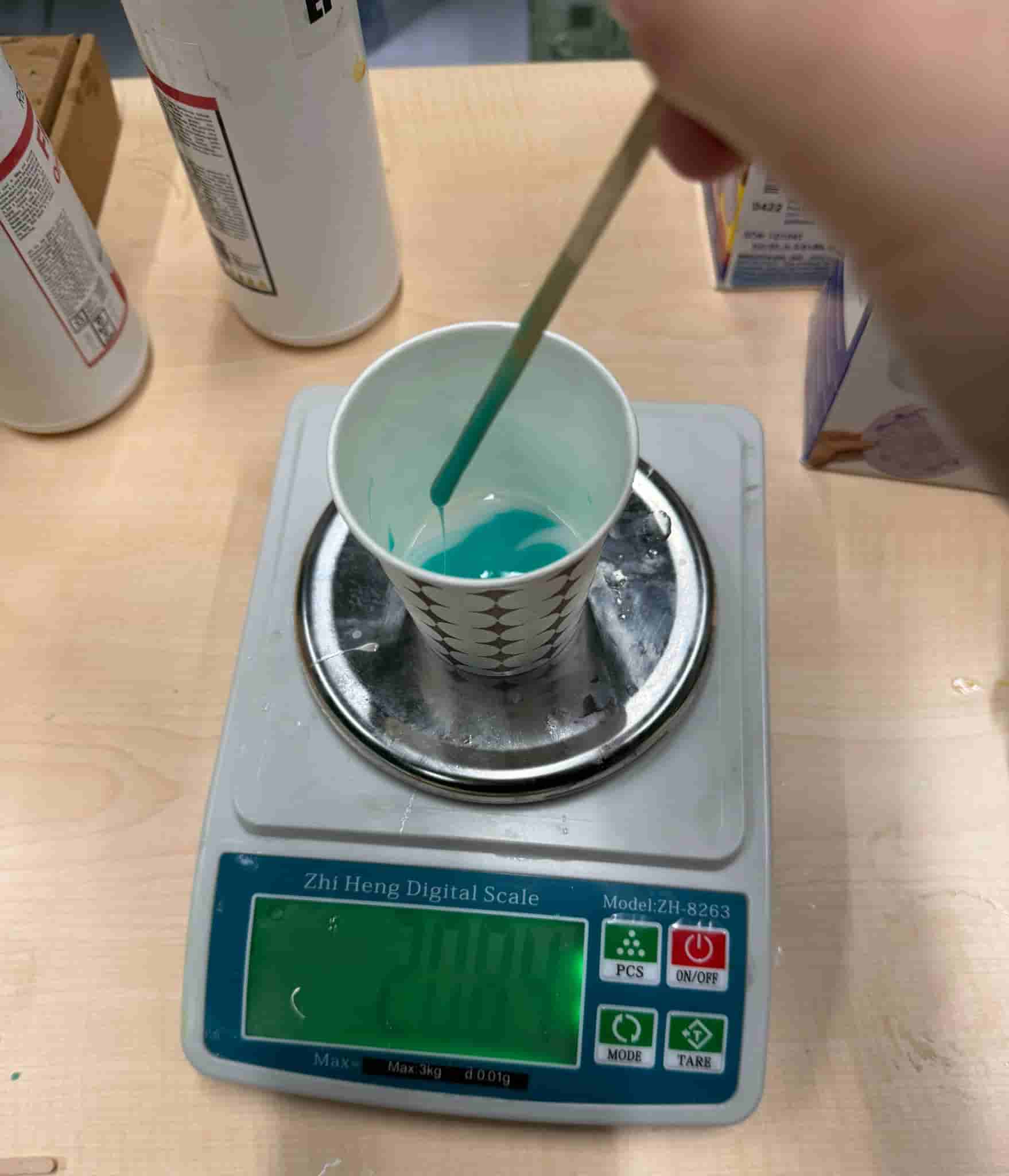 Mixing Parts A and B