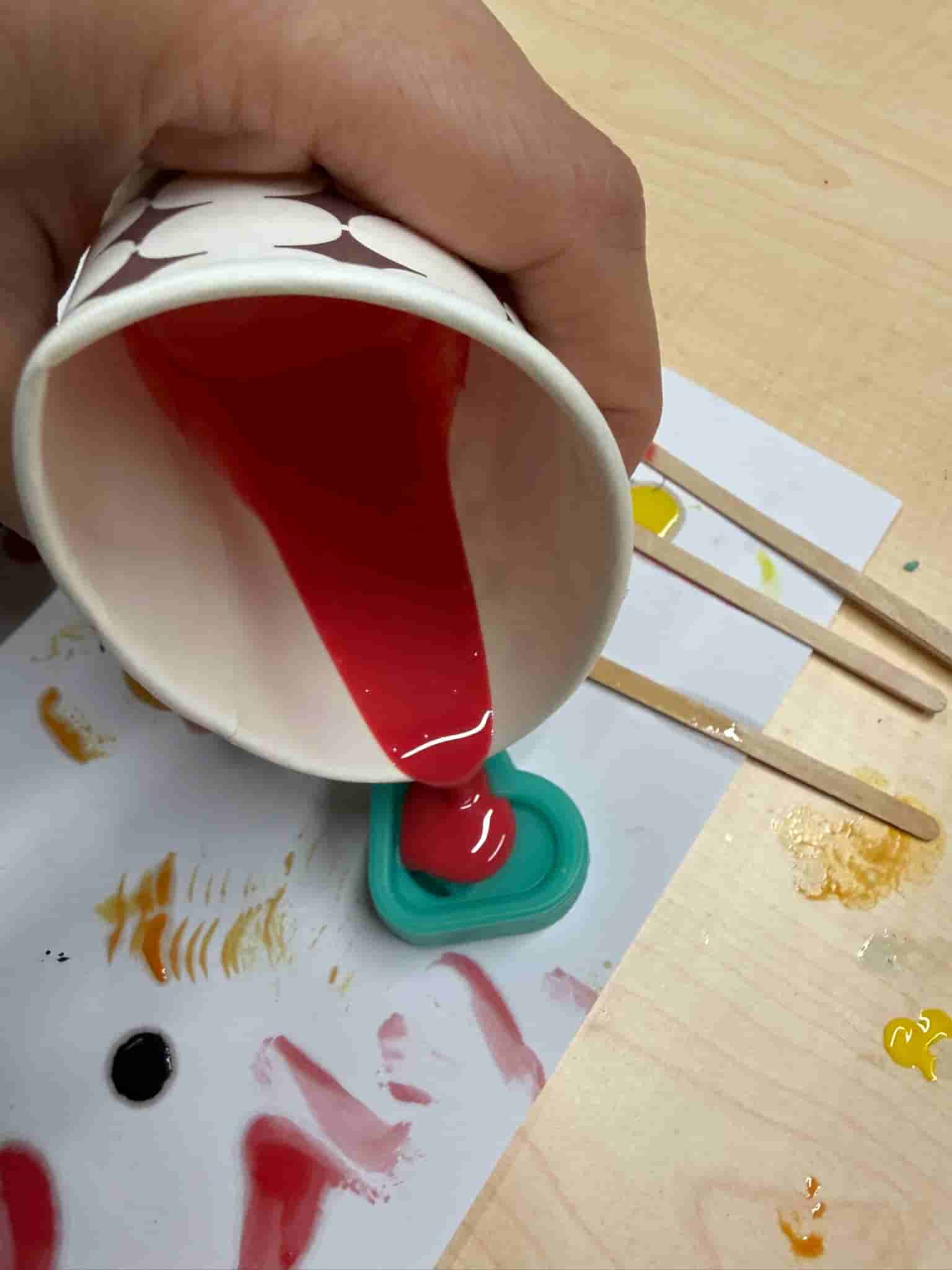 Pouring Epoxy Resin
