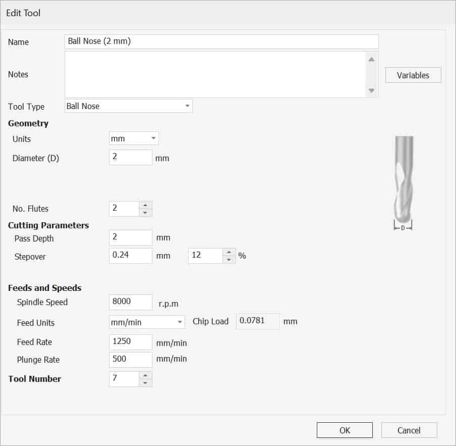 Milling Settings