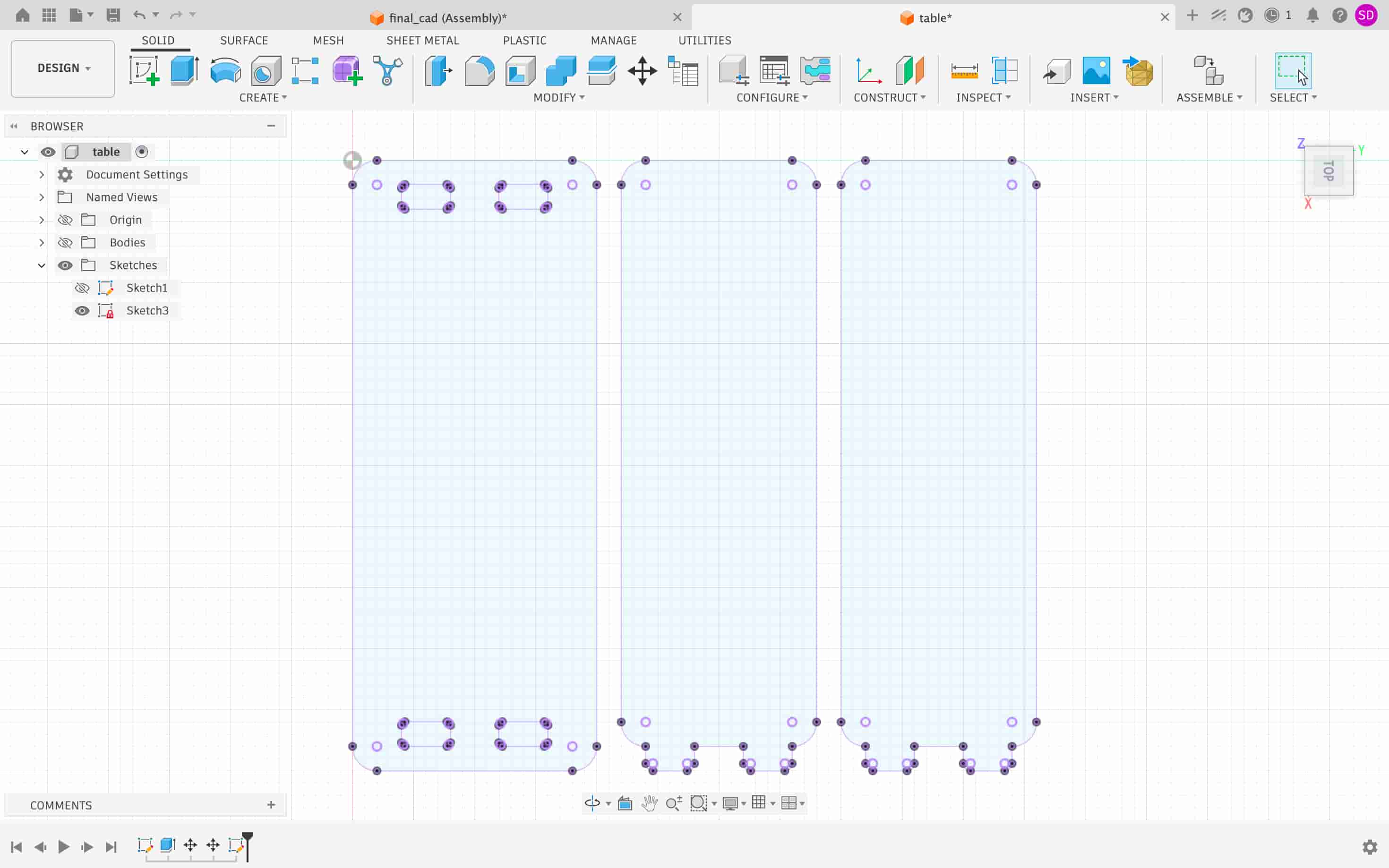 Projected Design
