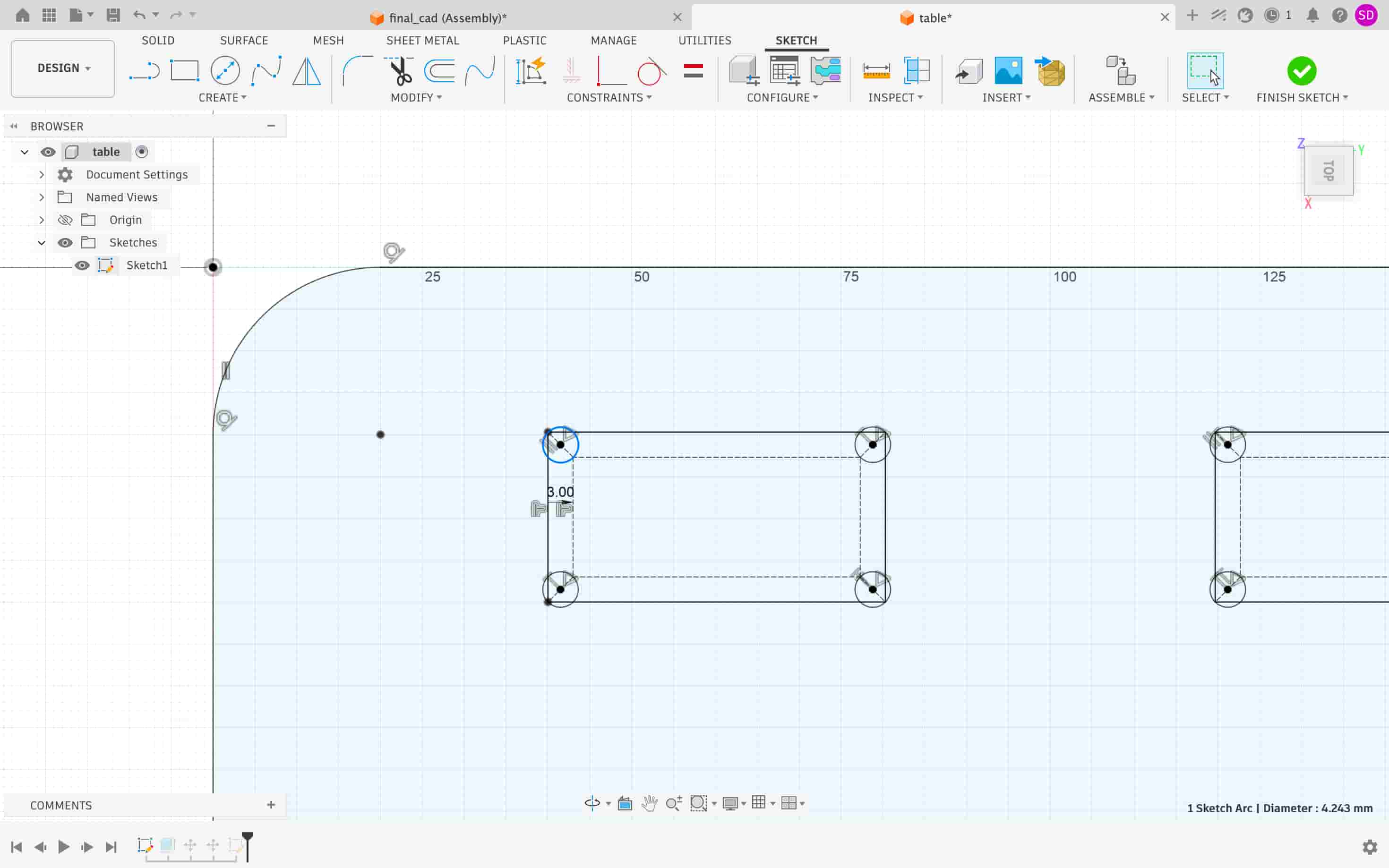 Dogbone Fillet Design