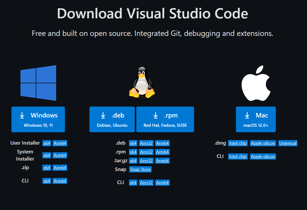 VSCode interface overview