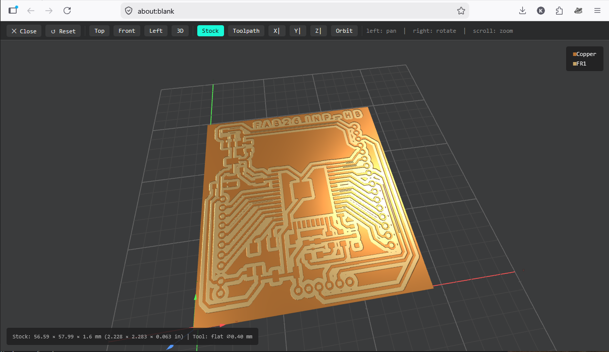 Mill raster 2D - Calculate step 2