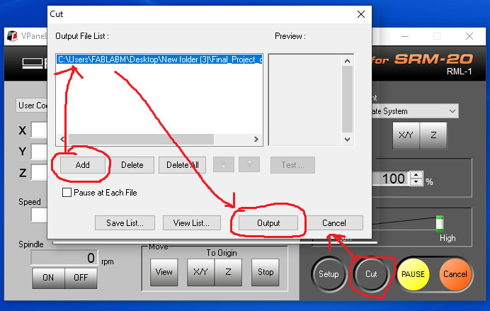 VPanel - Start cut