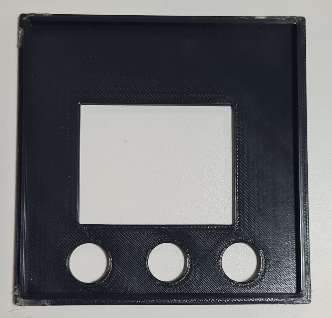 3D printer producing the enclosure base