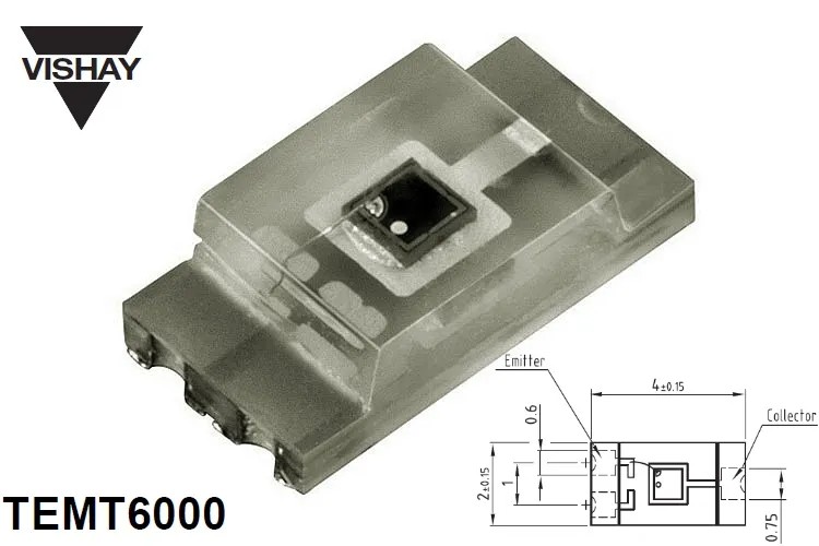 LDR sensor integrated in the final enclosure