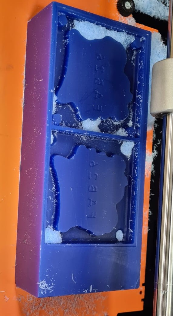 Final engraved crystal  front view
