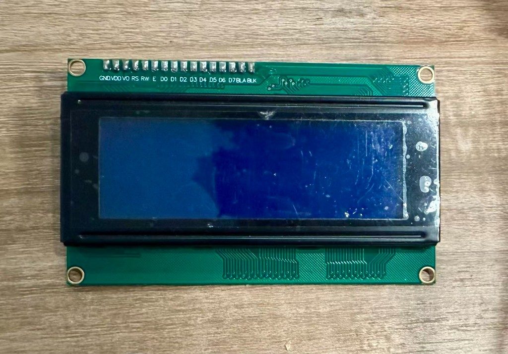 LCD1602 character display module front