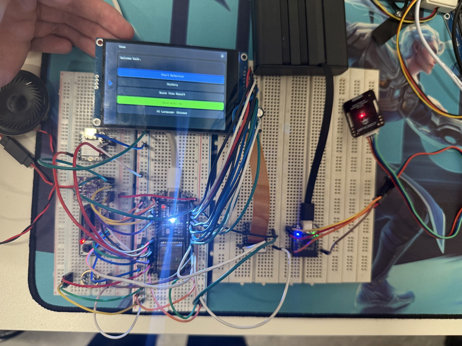 Breadboard final hardware test
