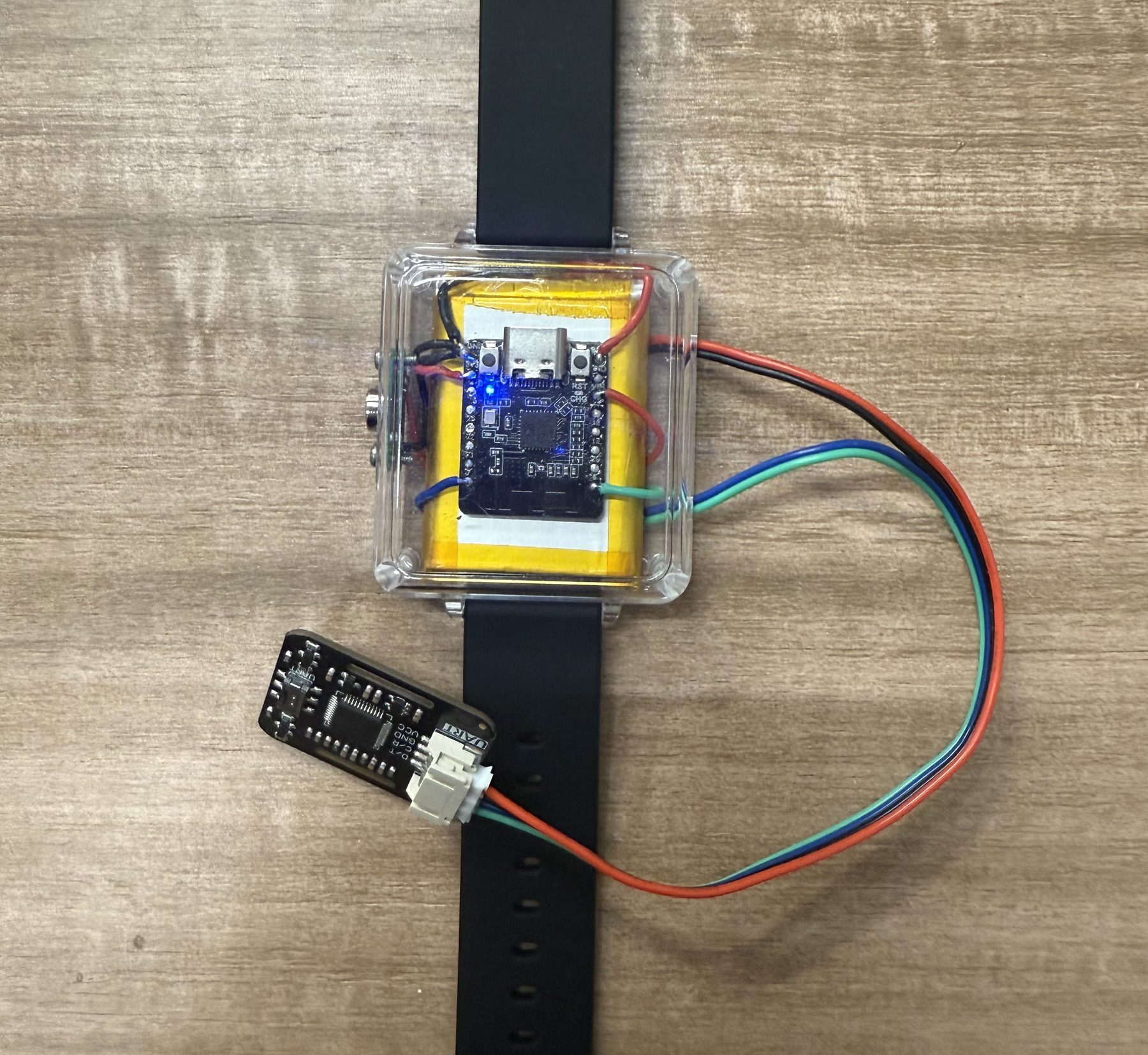 Wearable band prototype