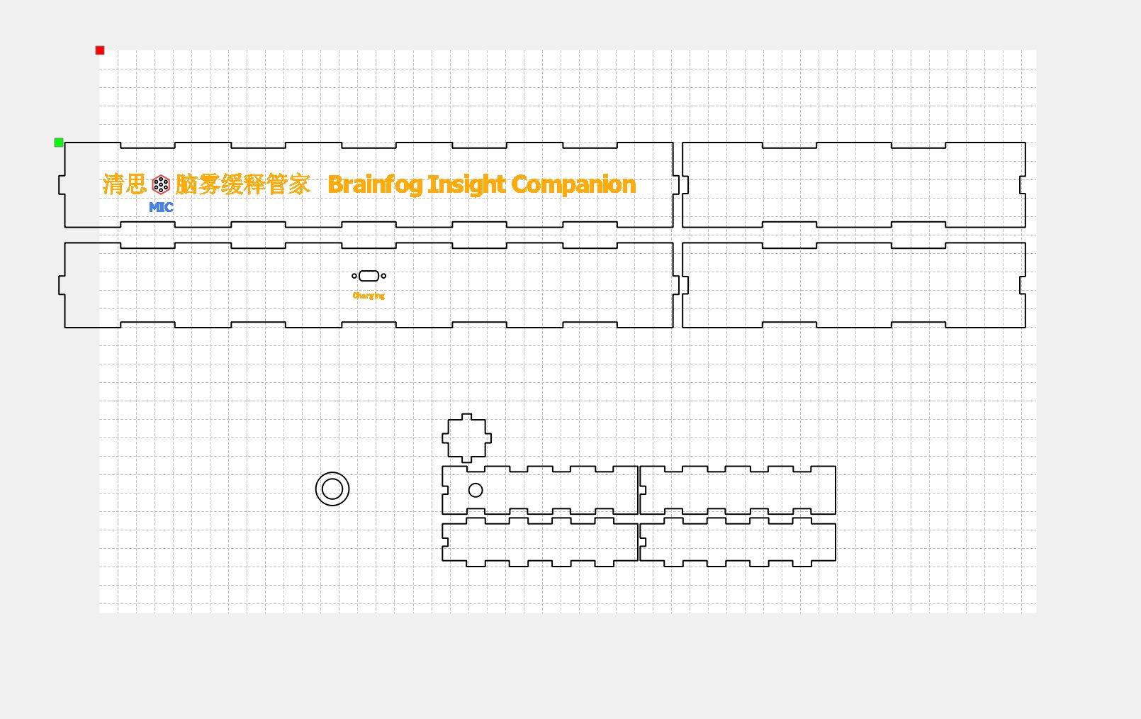 2D laser-cut platform drawing 1