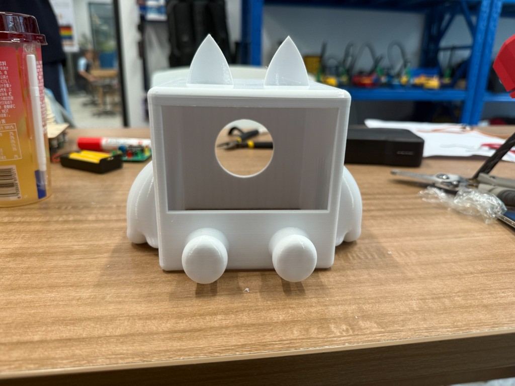 Version 1 enclosure after internal supports were removed