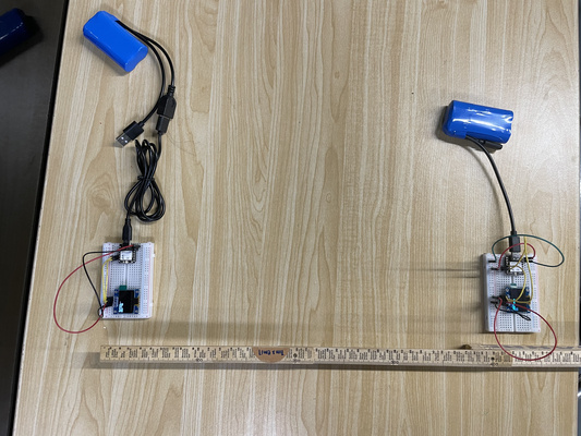 BLE distance comparison without antenna
