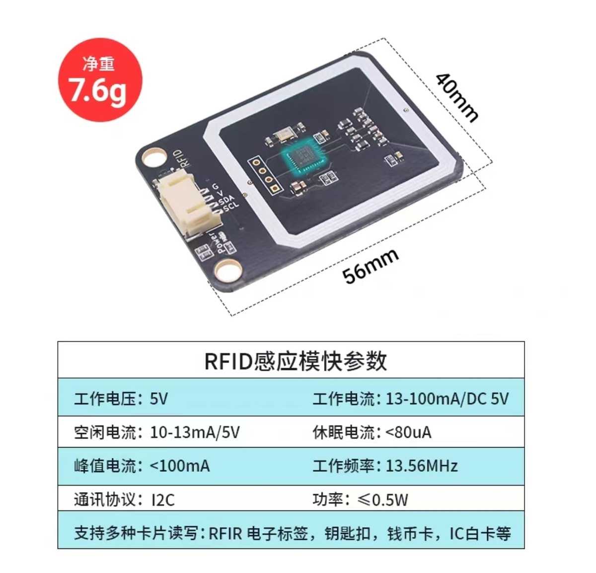 Grove RFID reader used in integrated read tests