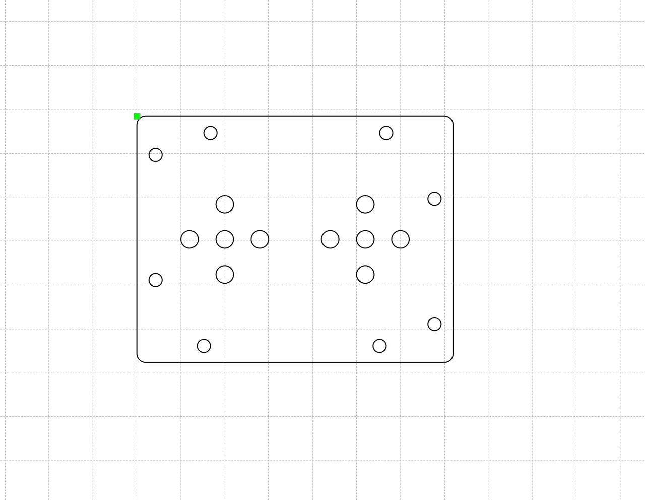 Laser-cut design for holonomic driver board and wooden base plate