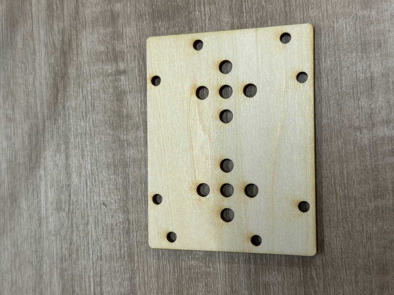 Cut holonomic chassis base plate