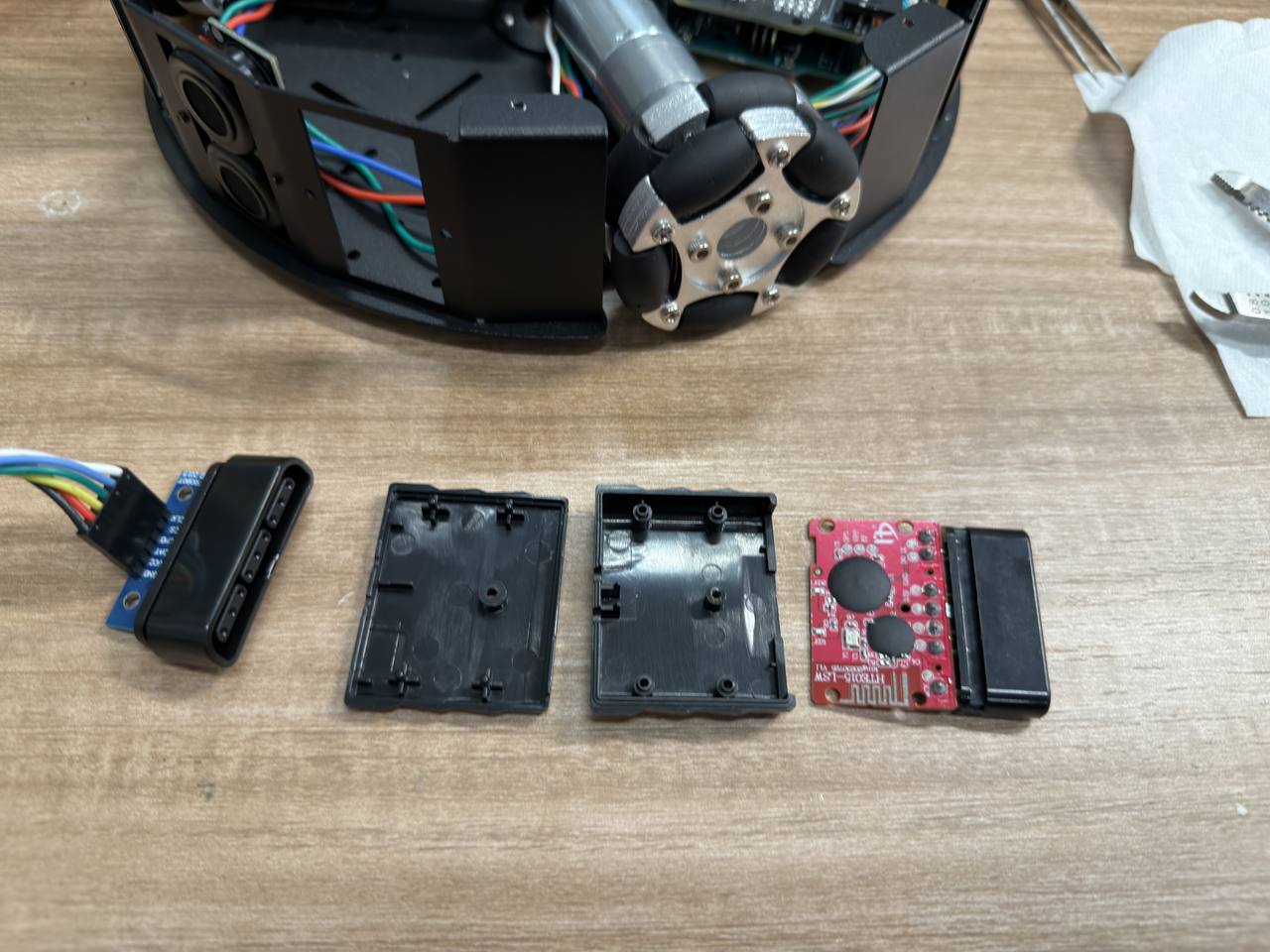 PS2 receiver opened to reduce receiver volume