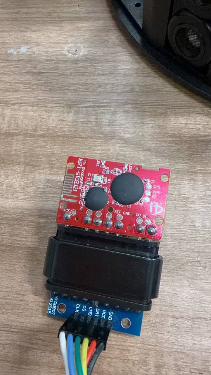 Compacted PS2 receiver board after enclosure removal