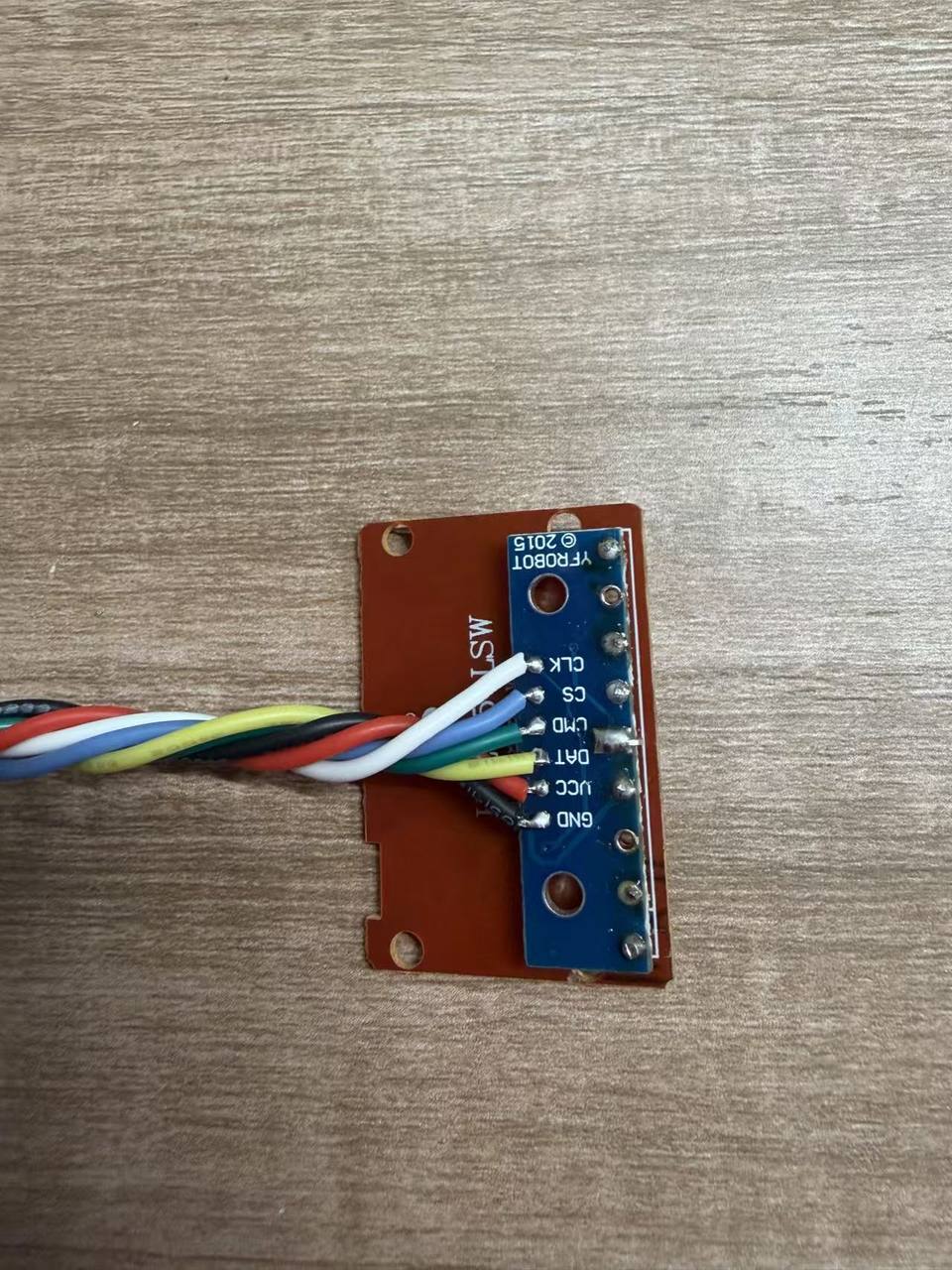 Transfer board with soldered wire leads