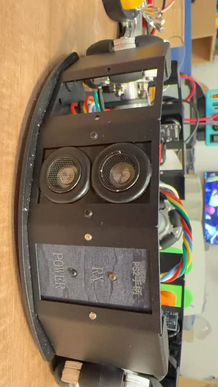 PS2 receiver soldered and installed on chassis