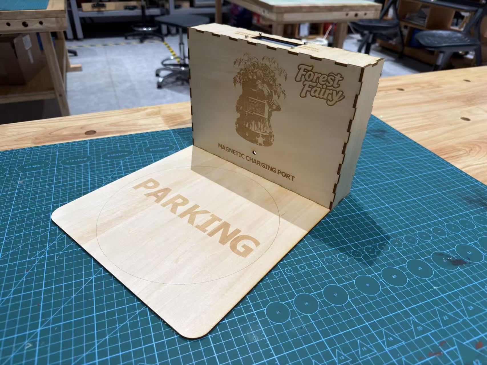 Final assembled Forest Fairy charging dock