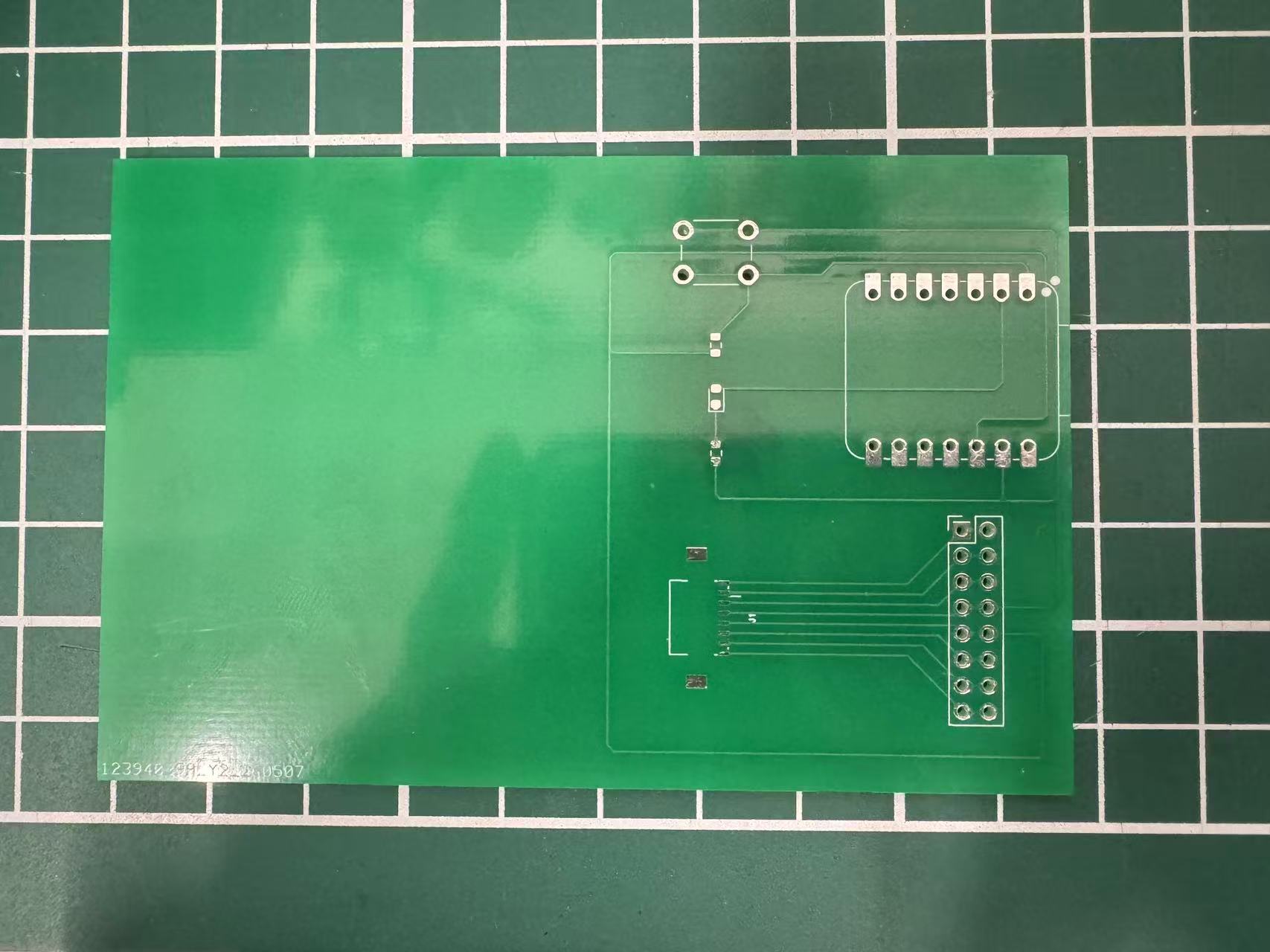 Fabricated second PCB revision with side keep-out after delivery from JLCPCB