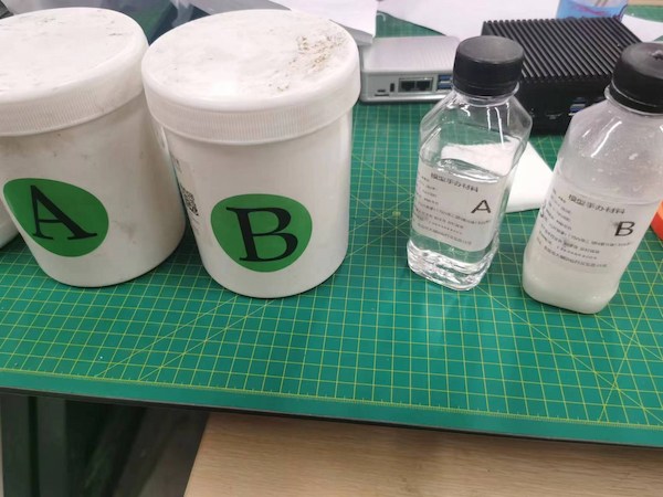 AB glue materials in the lab