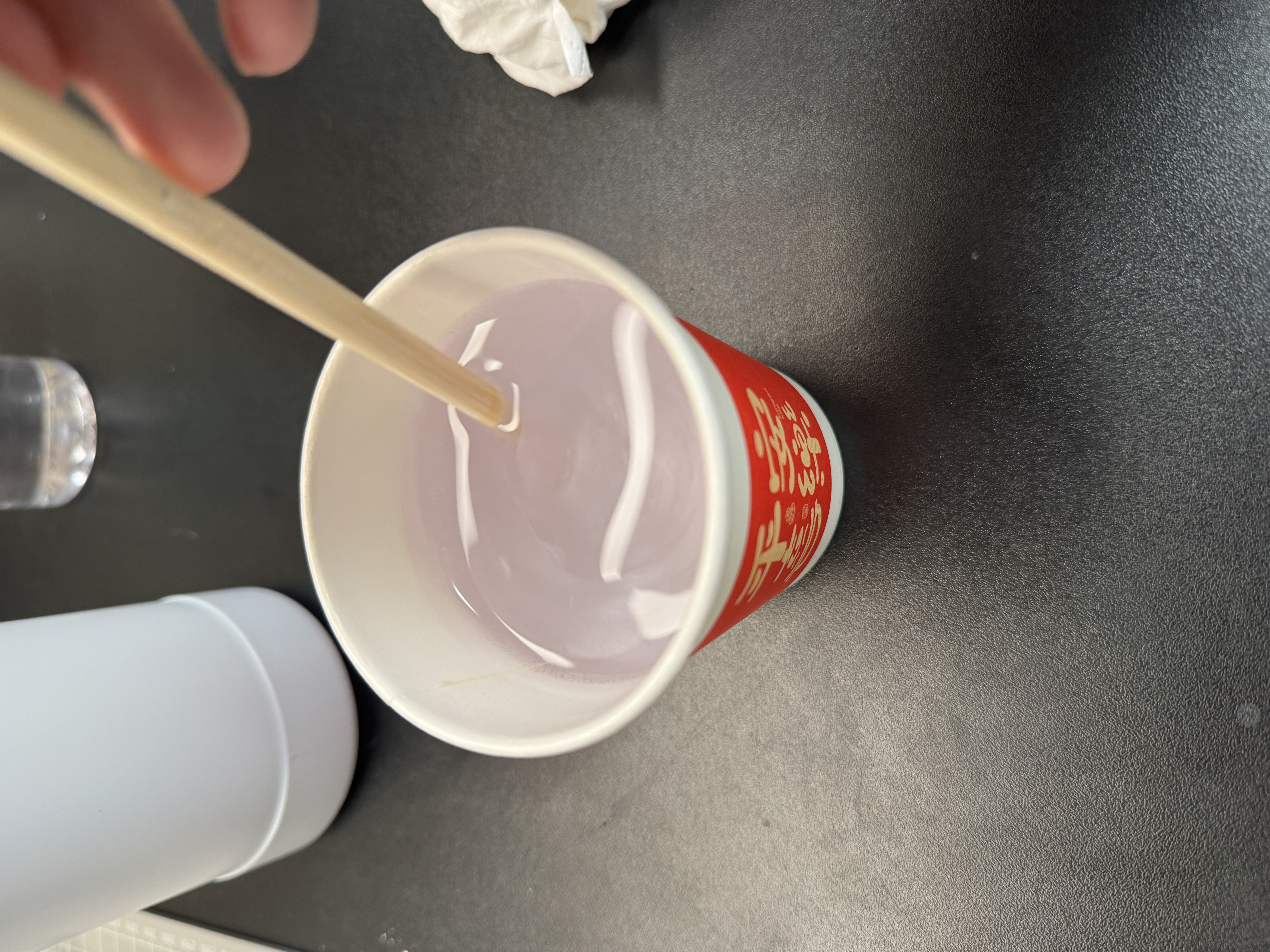 Mixed crystal epoxy being poured into the forest fairy silicone mold