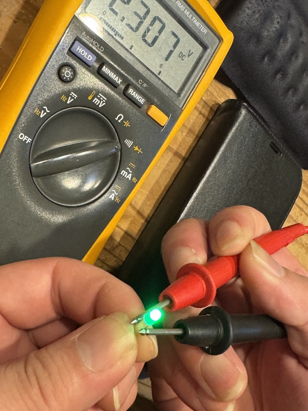 green LED measurement