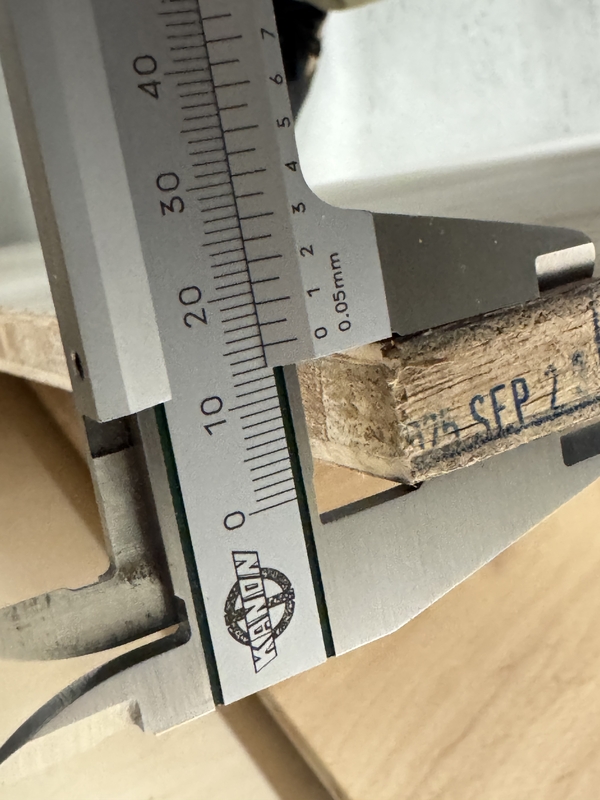 1st corner measurement