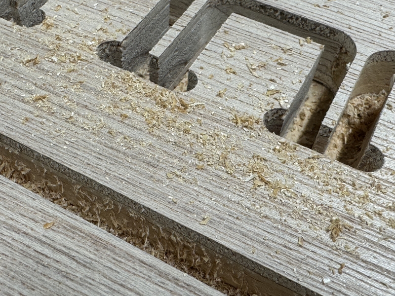 Check the milling dust size