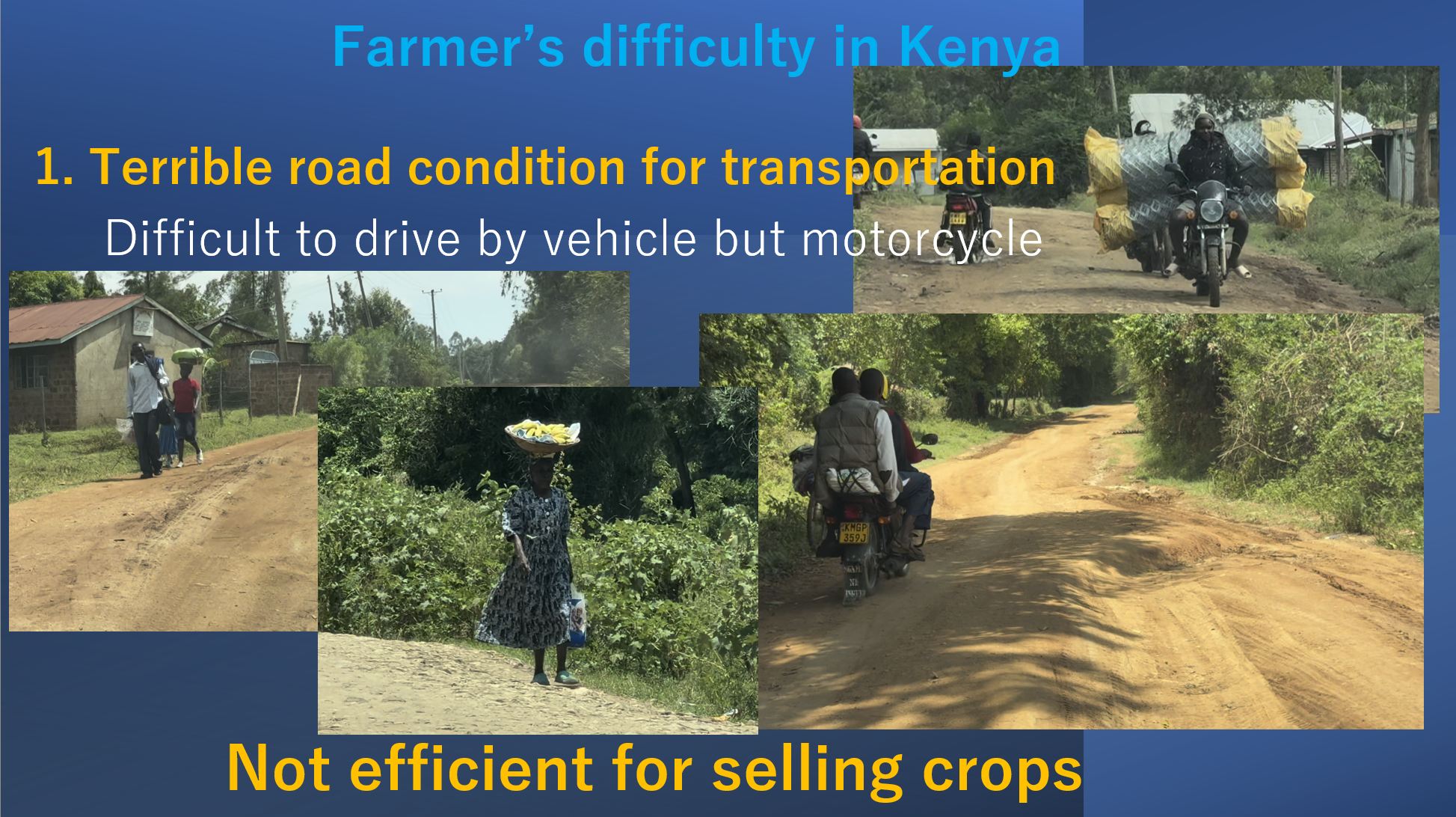 Kenyan Farmer's difficulty