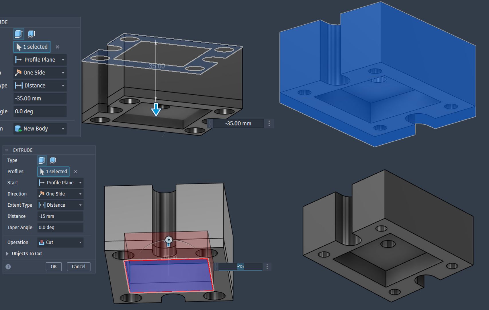Motor Case bottom design