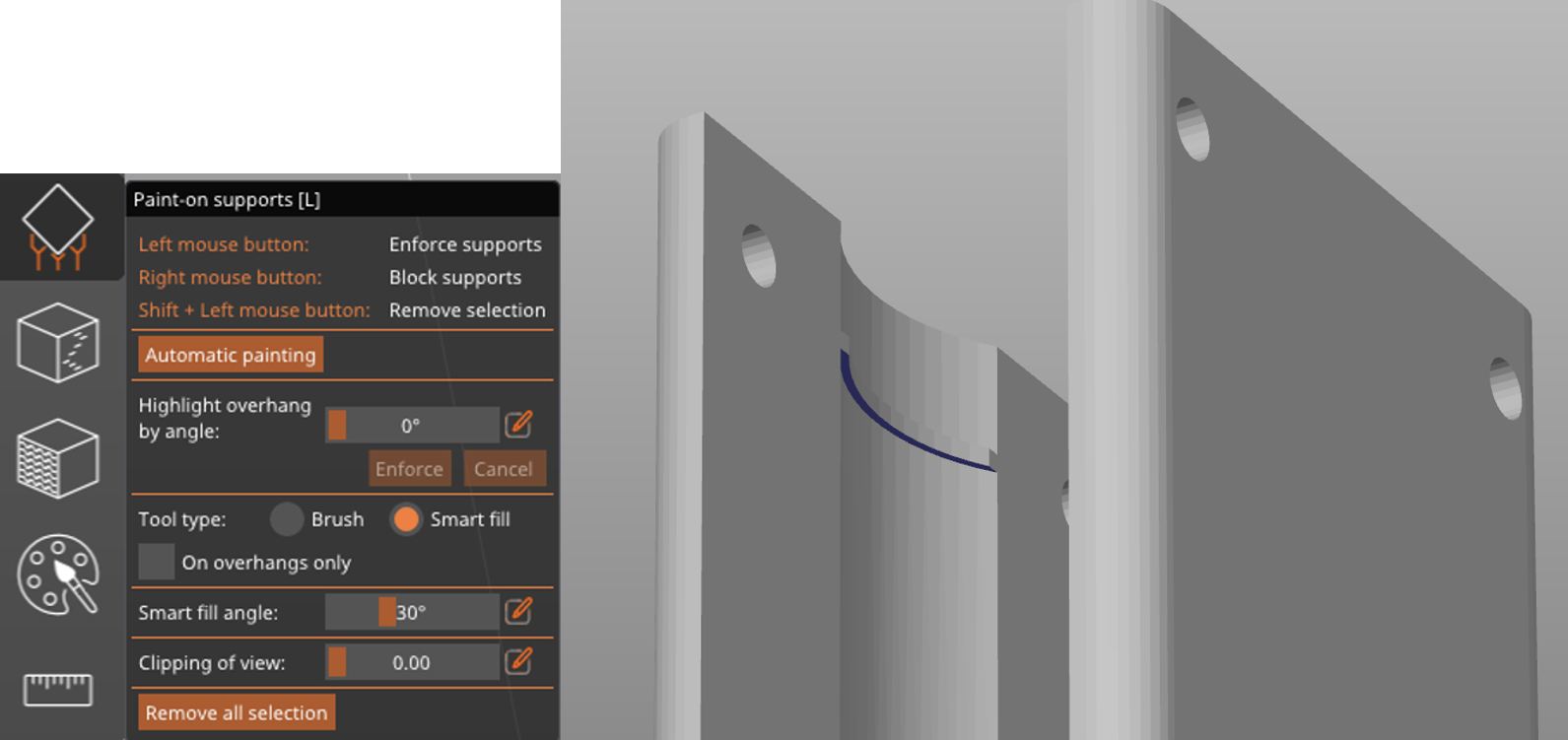 Support for Bearing Case