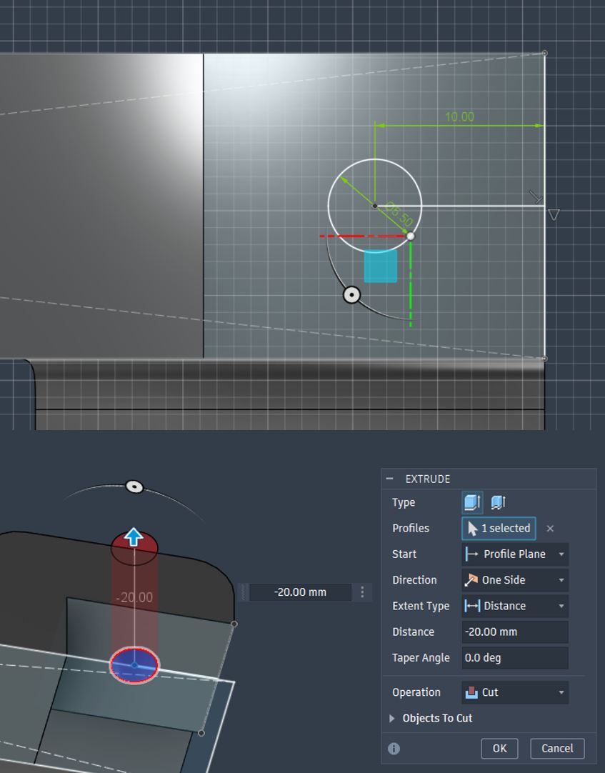 hole design of stabilizer
