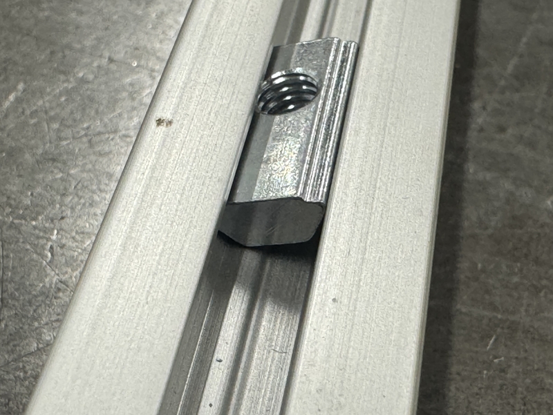 MISUMI Aluminum Frame nut function