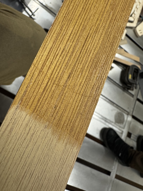 bending wood's cracks