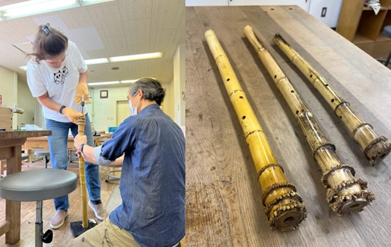 making_shakuhachi